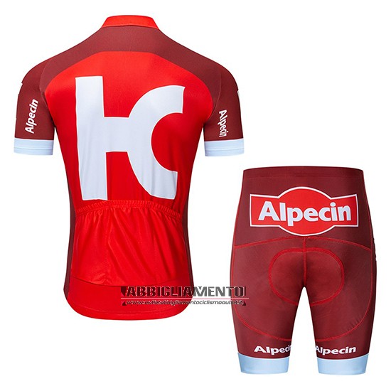 Abbigliamento Katusha Alpecin 2019 Manica Corta e Pantaloncino Con Bretelle Rosso Bianco - Clicca l'immagine per chiudere